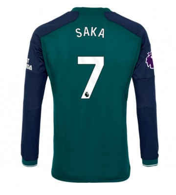 Arsenal Bukayo Saka #7 Koszulka Trzecich 2023-24 Długi Rękaw